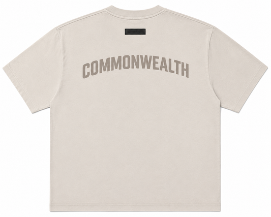 WHITE COMMONWEALTH SPORT TEE